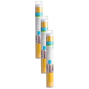Imagem de Vinilo Cricut Premium Permanente Amarillo Medio Paquete de 3 Rollos de