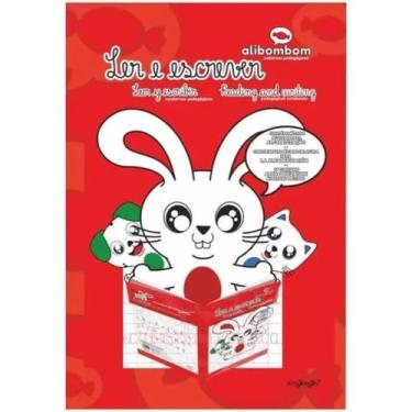 Imagem de Alibombom Vermelho Pautas Numeradas 123x Capa Flexivel - Gpk