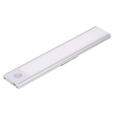 Imagem de Luz de Armário LED com Sensor Recarregável Sem Fio para Closet Cozinha Carregamento USB 3 Modos 4000K