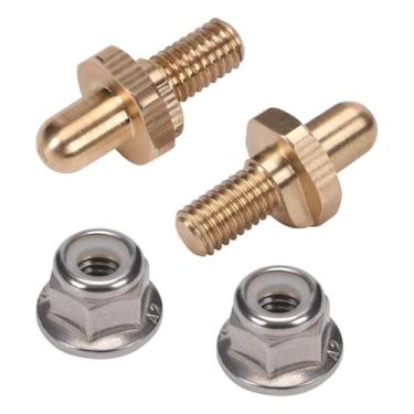 Imagem de Ｂｅｓｇａ Conjunto de 2 Pinos de Dobradiça para Porta de Churrasqueira, Parafusos de Dobradiça, Ferragens Antiferrugem com Porcas (Substituição)