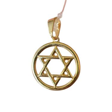 Imagem de Pingente Estrela De Davi P - Banhado A Ouro 18K