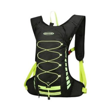 Imagem de Mochila De Hidratação Impermeável 1L Com Bolsa De Água, Faixas Refleti