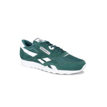 Imagem de Reebok Tênis masculino de cano baixo, Collegiate Green Collegiate Green White, 43