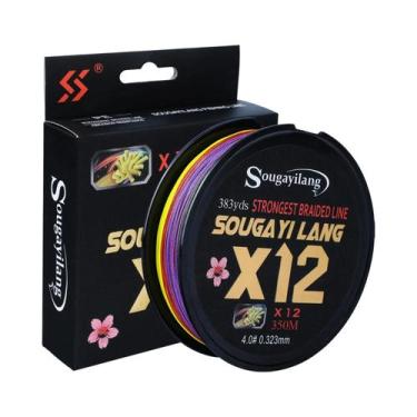 Imagem de Linha De Pesca Trançada PE De 12 Fios, Resistente À Abrasão, Para Água