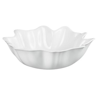 Imagem de BOWL LE CREUSET DE SERVIR RUFFLE EM CERÂMICA 3,8 LITROS BRANCO 80174380100099