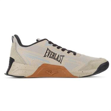 Imagem de Tênis Everlast Jump 5 Low Bege e Preto - Masculino, 39, Bege