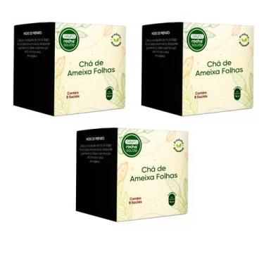 Imagem de Chá de Ameixa Folhas em Sachês Kit 3cx Natural - Rocha Saúde