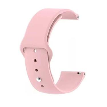Imagem de Pulseira Nandos-Store compatível com Amazfit GTR 42MM / GTS/GTS 2 / GTS 2 mini (Rosa claro tipo apple)