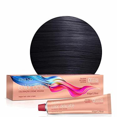 Imagem de Coloração Vegana Amend Color Delicaté 1.0 Preto - 50g