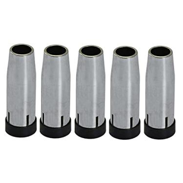 Imagem de RIVERWELD Bocal de gás cônico MIG MAG 145.0080 latão para tocha de soldagem de CO2 24KD MB24 Pacote com 5