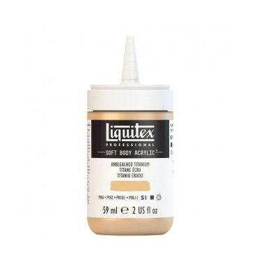 Imagem de Tinta acrílica Liquitex Soft Body 59ml S1 Unbleached Titanium