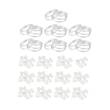 Imagem de IEUDNS Expositor de Fotos Pendurado, Grade de Parede para Fotos, Painel de Grade de Parede para Prateleira de Grade