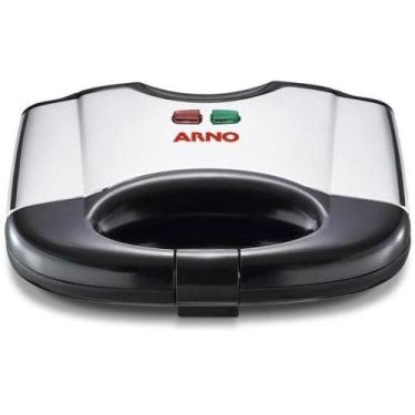 Imagem de Sanduicheira e Grill Arno Sacs Antiaderente Inox 220v, 220V
