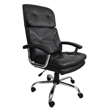 Imagem de Cadeira Presidente/Diretor Giratória com Regulagem de Altura a Gás UT-C2141 Preto - Pelegrin