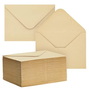 Imagem de Envelopes de convite Kraft da Juvale (100 unidades), 12 x 16 cm