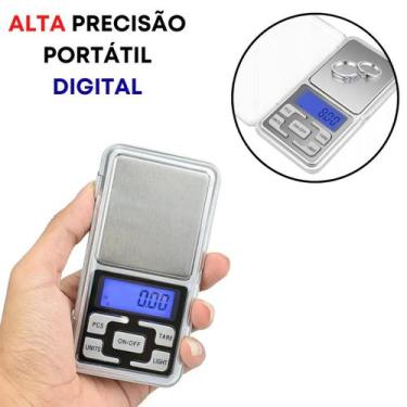 Imagem de Balança Digital De Alta Precisão De Bolso 1g Até 500g - Mini Balança