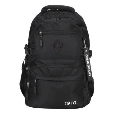 Imagem de Mochila Corinthians 1910 Licenciada Preta Esportiva