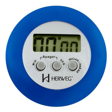 Imagem de Cronômetro Digital Progressivo Regressivo Azul Timer Herweg