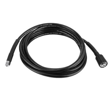 Imagem de Mangueira de substituição para lavadora alta pressão 5800PSI K2 K3 conexão M14 X M22 PVC e Aço Inoxidável resistente água limpeza carro