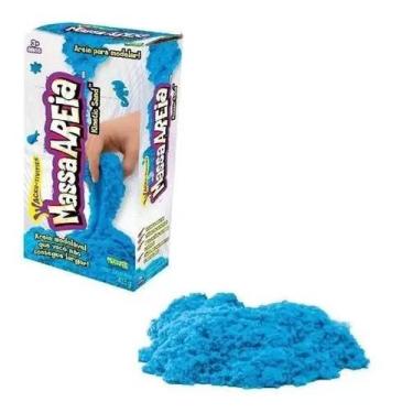 Imagem de Areia Para Modelar Azul 453g - Sunny