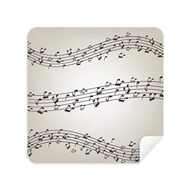 Imagem de Elegant Black Music 5-le limpador de tela de pano de limpeza de equipe tecido de camurça 2 peças