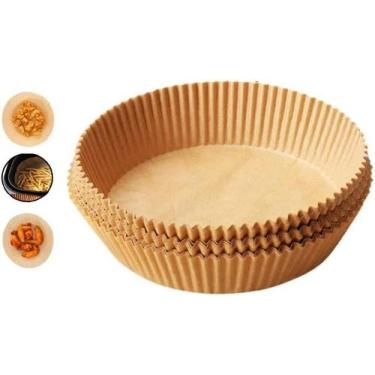 Imagem de KIT COM 4 PCTE COM 50 UN FORRO DE PAPEL PARA AIR FRYER 200pc - BRIWAX
