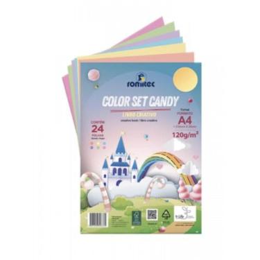 Imagem de Bloco para Educação Artística Color SET CANDY 120G - Romitec