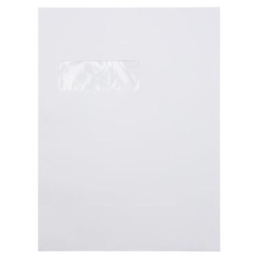 Imagem de 9 x 12 envelopes de janela de extremidade aberta – 28 lb. Branco brilhante (500 unidades) | Perfeito para a temporada de impostos, para enviar catálogos, folhetos e muito mais! | Papel de 28lb | 1590-500