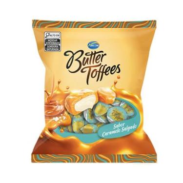 Imagem de Bala Butter Toffees Caramelo Salgado - Arcor 500g