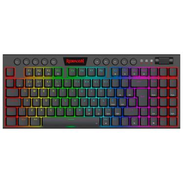 Imagem de Teclado Mecânico Gamer Redragon Yi - ABNT2 - TKL - RGB - Switch Brown - Preto - K625P-KB (PT-BROWN)