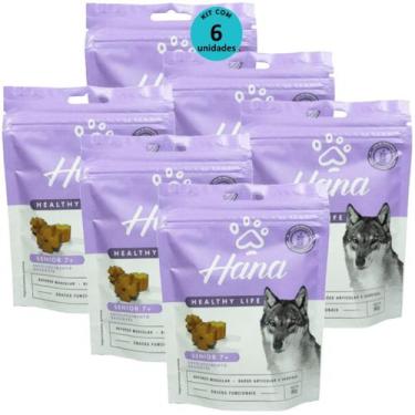 Imagem de Hana Senior 7 Envelhecimento Saudável 80g Snacks Para Cães Adultos Kit