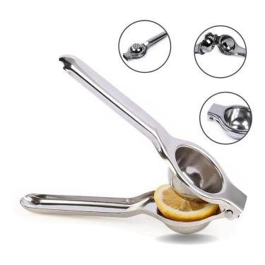 Imagem de 2X Espremedor Chef Gourmet De Limão Aço Inox Maciço Super Fo