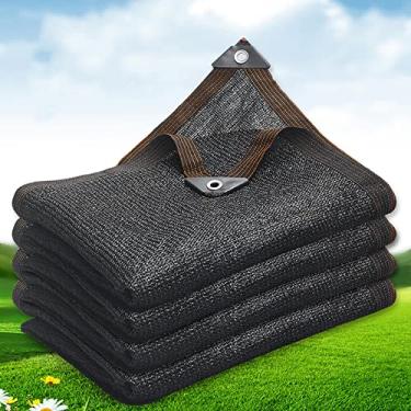 Imagem de Rede de sombreamento de estufa com 98% de tecido de sombra com ilhós, rede resistente a UV, pano de sombra de proteção solar, tela de malha de plantas de proteção de estufa, rede de sombra, rede de