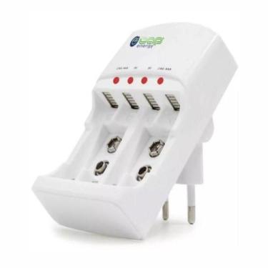 Imagem de Carregador De Pilhas Bap Aa Aaa E Baterias 9V Bivolt