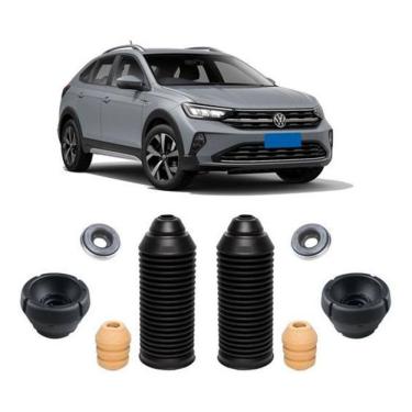 Imagem de 2 Kit Coxim Batente Dianteiro Volkswagen Nivus 2020 2021 22