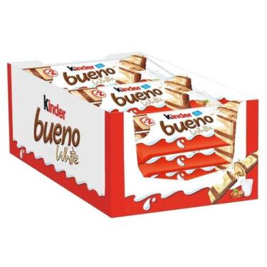 Imagem de Chocolate Kinder Bueno White(Branco) 15 Unidades - Ferrero