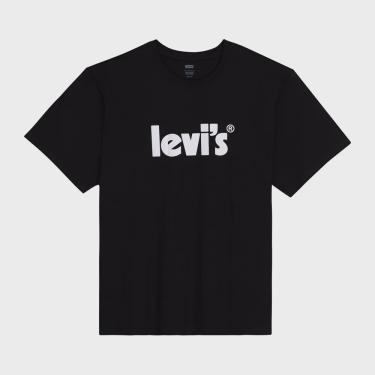 Imagem de Camiseta Masculina Levis Big ss Relaxed Plus Size Preta (LB0013079)