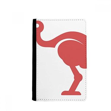 Imagem de Carteira estilo retrô de avestruz da Austrália, porta-passaporte, carteira Notecase Burse