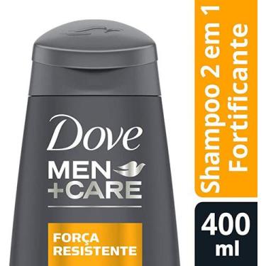 Imagem de Shampoo 2 Em 1 Cafeína Fortificante Mais Cálcio Dove Men+Care Força Re