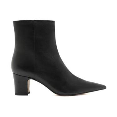 Imagem de Bota Feminina Arezzo Original Couro Cano Curto Preta-Unissex