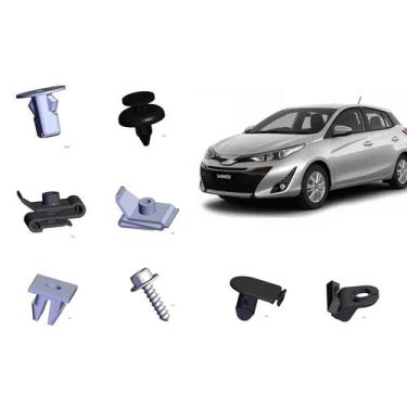 Imagem de Kit Parafuso Parabarro Dianteiro YARIS 2018 A 2019 - Plastcar