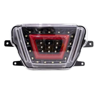 Imagem de Kit de para-choques de freio/farol de neblina F1 Style 4º multifuncional vermelho compatível com Toyota Supra 2020+ com barra preto/vermelha