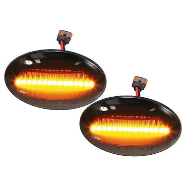 Imagem de X AUTOHAUX 1 par de luz de seta marcador lateral NO.6C1113K354AA/6C1113K309AA para Ford Ka 1996-2008 para Ford Street Ka 2003-2005 para Ford Fiesta MK III 1989-1996