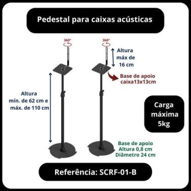 Imagem de Pedestal para caixas acústicas Soundbar - Avatron Suportes