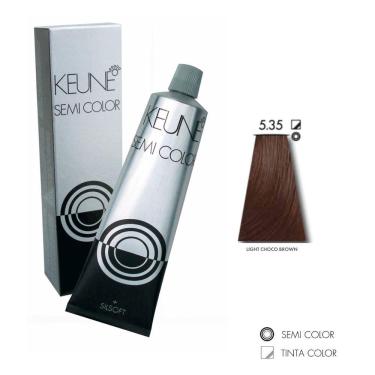 Imagem de Tinta Color Keune 5.35 Ligth Choco Brown 60ml