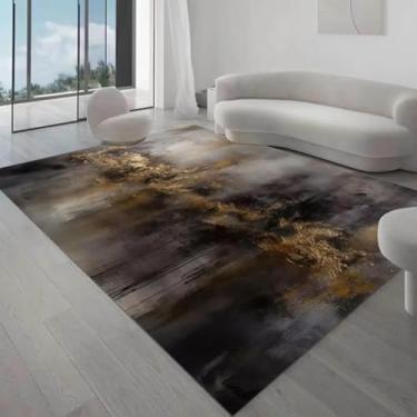 Imagem de Tapete de tecido altamente elástico para sala de estar, decoração de piso para casa, quarto, tapete de brincar, pelúcia macia (200x250 cm/alta elasticidade K)