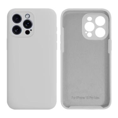 Imagem de Capinha Compativel com iPhone 15 Pro Max Com Proteção de Câmera em Silicone com Interior Aveludado