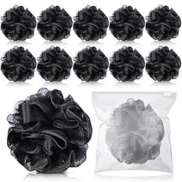 Imagem de Esponja de banho Loofah Funnymoom Shower Puff, tamanho de viagem, 12 u