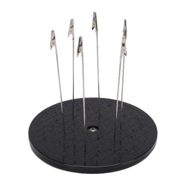 Imagem de Sanpyl Plataforma Giratória de Pulverização de Tinta Com Rotação de 360 ​​graus, Diâmetro de 7,5 Polegadas Com Clipe de Metal para Pintura de Modelo