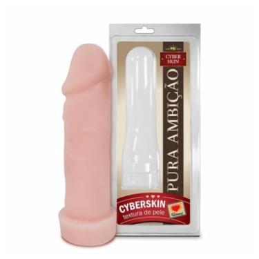 Imagem de Capa Peniana Em Cyberskin 20 X 5,5Cm Extensor Peniano Comprimento Grossura 11782